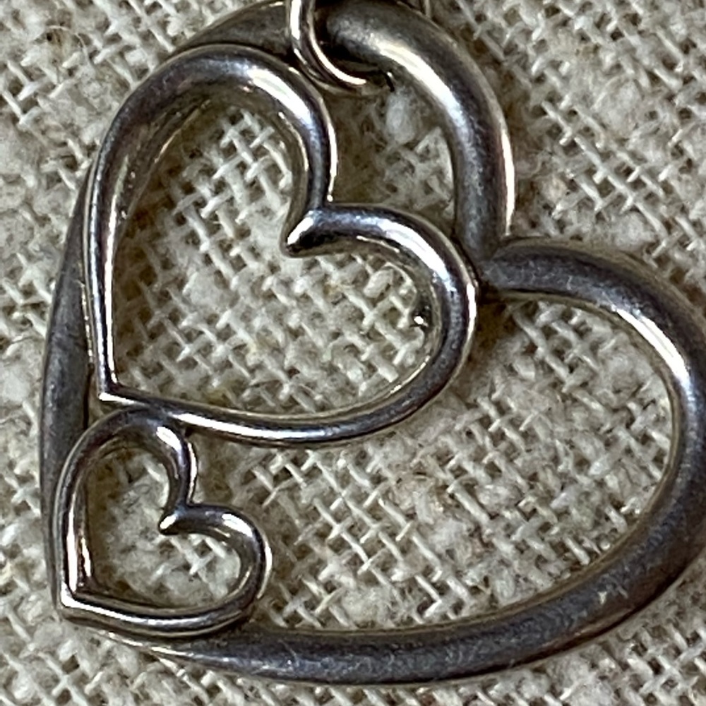 Pretty heart necklace 925